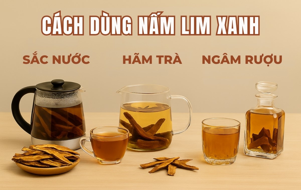 Hướng dẫn sử dụng nấm Lim Xanh